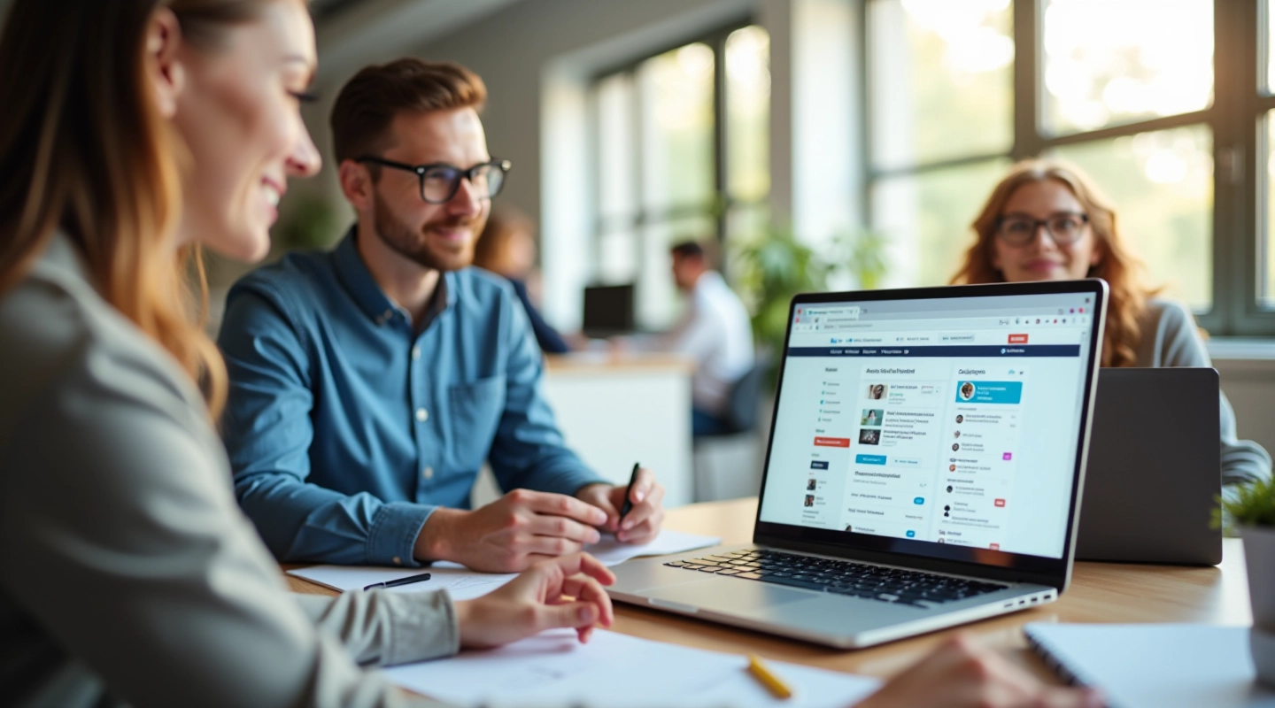 Ons team werkt aan sociale mediastrategieën voor campagnes